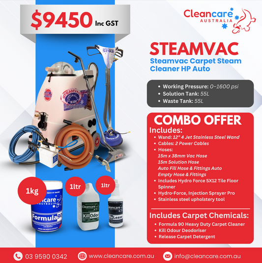 Steamvac Avenger HP 1600 Combo Offer!