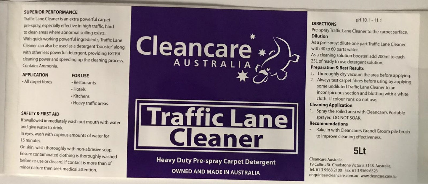 Traffic lane Cleaner Australia