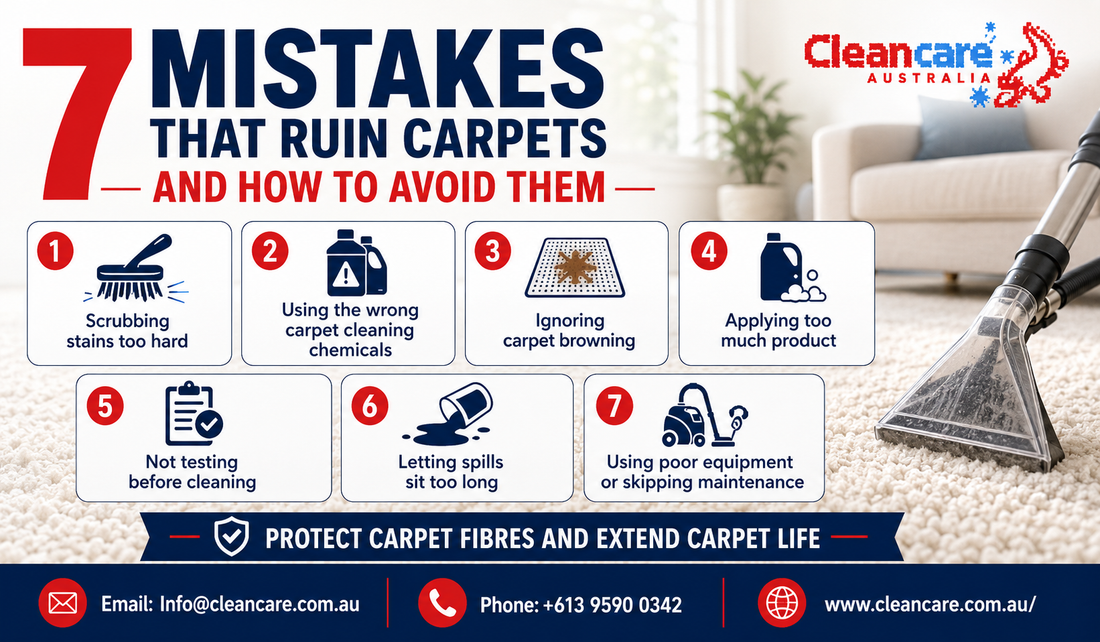 7 Mistakes That Ruin Carpets and How to Avoid Them