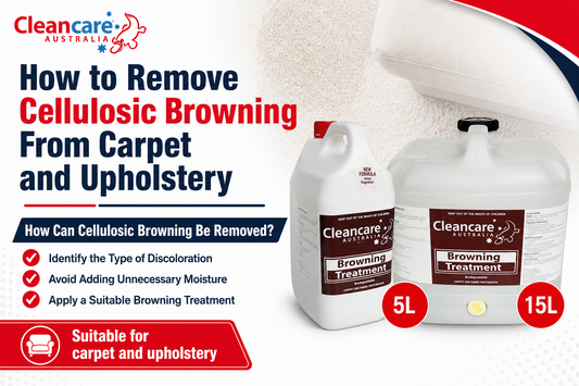 How to Remove Cellulosic Browning From Carpet and Upholstery