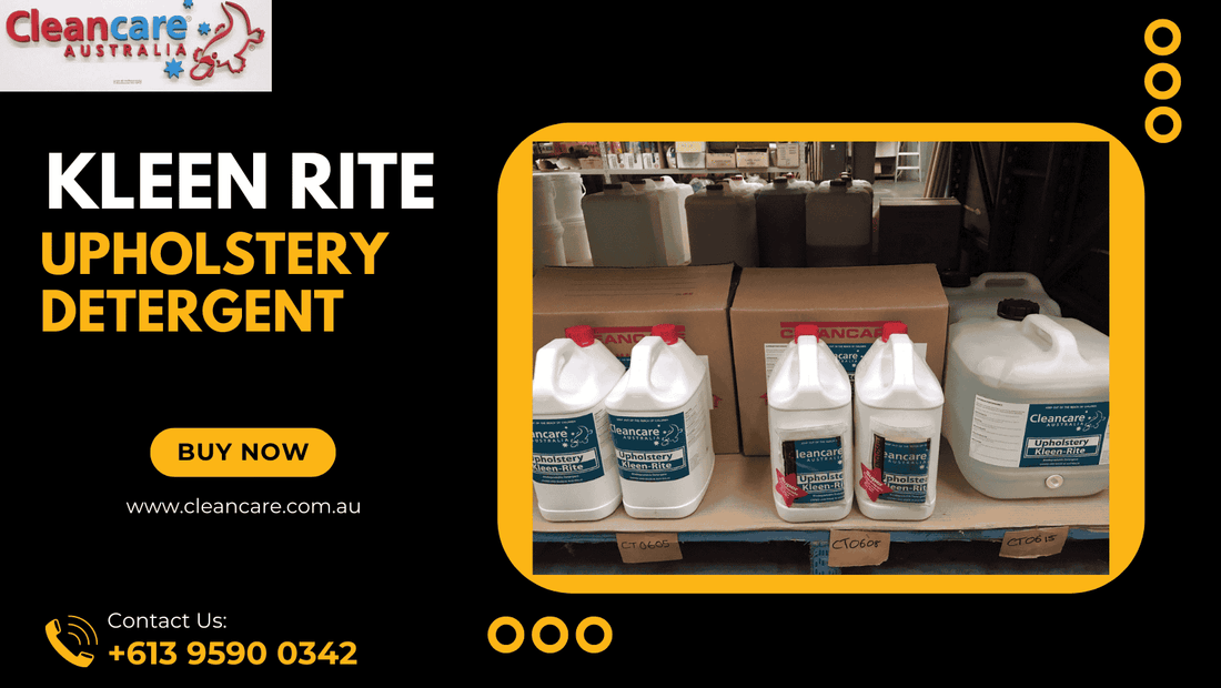 Tackle the Toughest Stains with Kleen Rite Upholstery Detergent