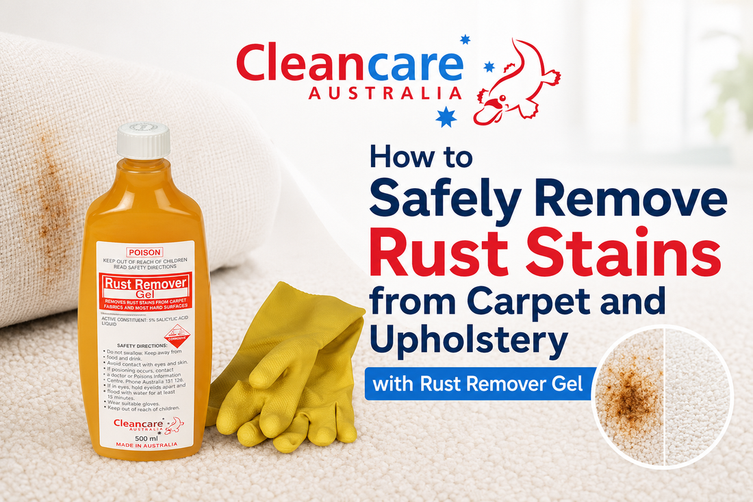 How to Safely Remove Rust Stains from Carpet and Upholstery with Rust Remover Gel