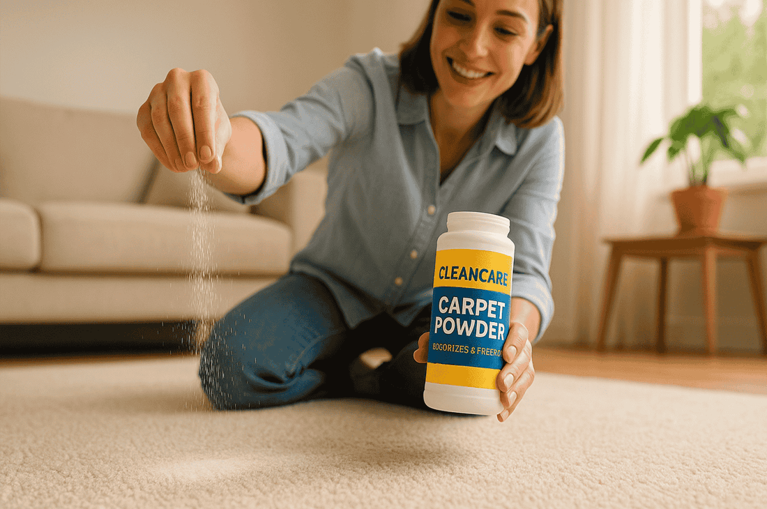 Cleancare’s carpet powder: Cleaning off every foulness in no time