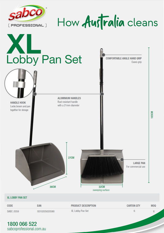 Lobby Pan Set - XL Size