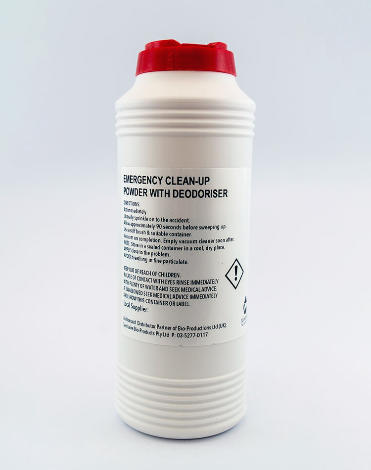 Emergency Clean-up Powder- Pleasantly-perfumed and Super-absorbent