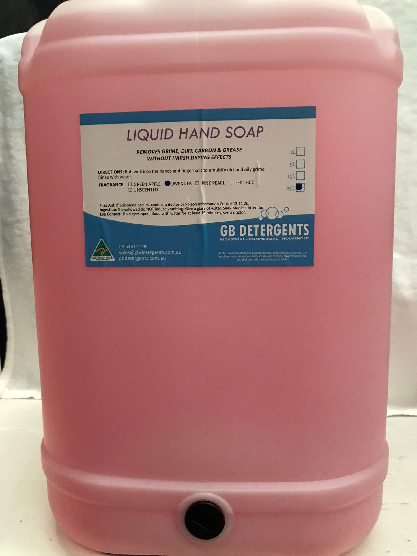 Liquid Hand Soap - Removes Grime, Dirt, Carbon & Grease without harsh Drying Effects