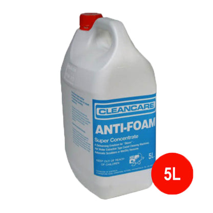 Anti Foam Defoamer for Carpets & Upholstery Cleaning Machines 1L & 5L