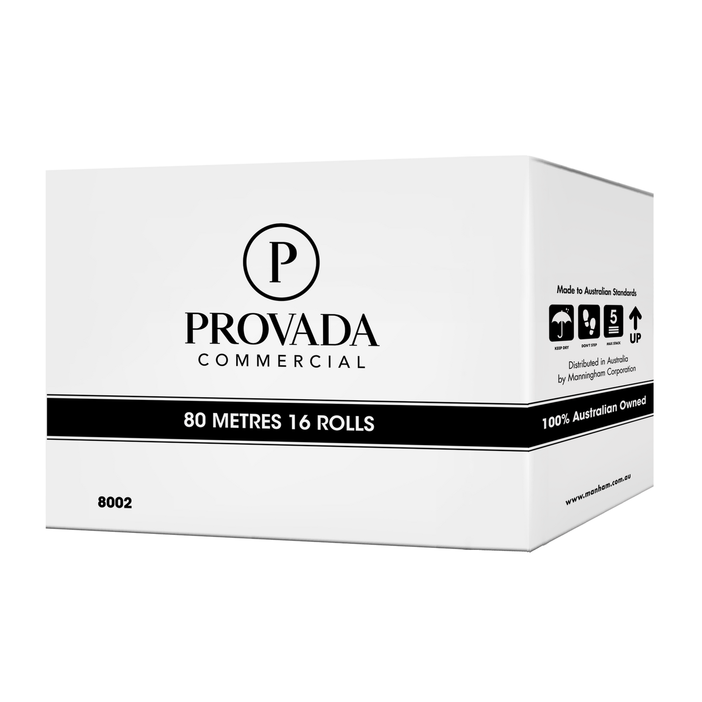 180mmx80Mx1ply, 80M/roll Embossing, 16 rolls per carton