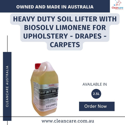 Soil Lifter with Biosolv Limonene for Upholstery