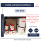 Dri Sol - Removes Grease, Tar & Oil Based Substances from Textile Surfaces