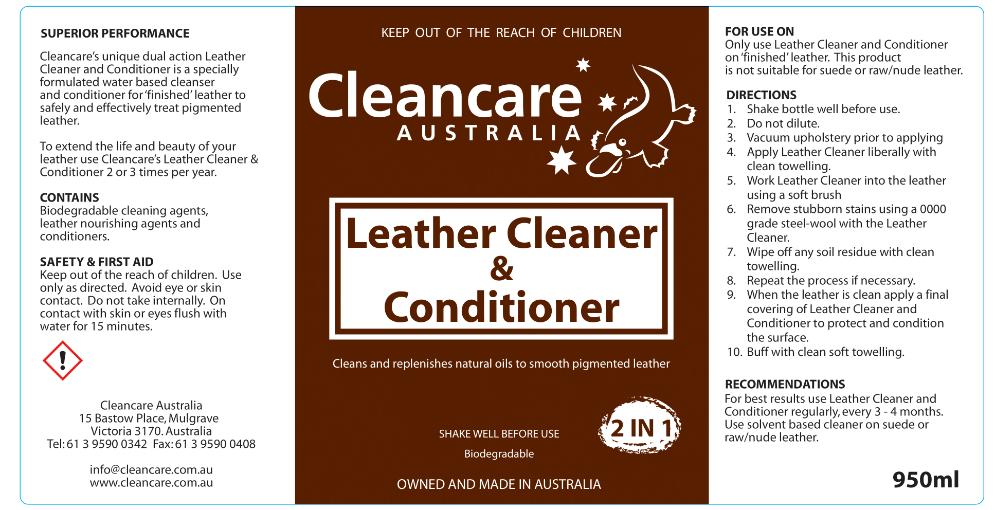 best leather cleaner and conditioner