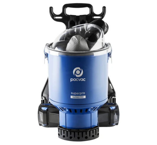 PacVac Superpro battery 700 advanced backpack vacuum