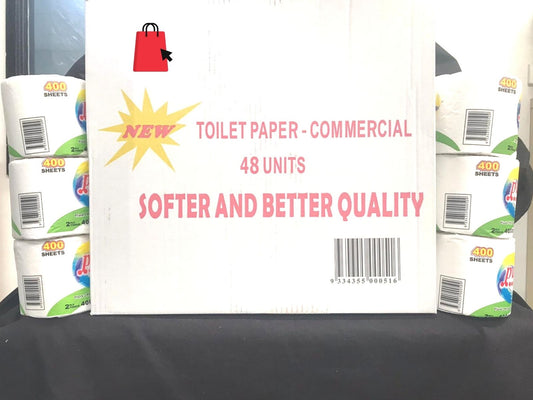 toilet roll 2 ply 48 x 400