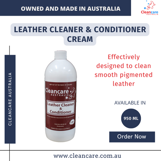 Leather cleaner and conditioner