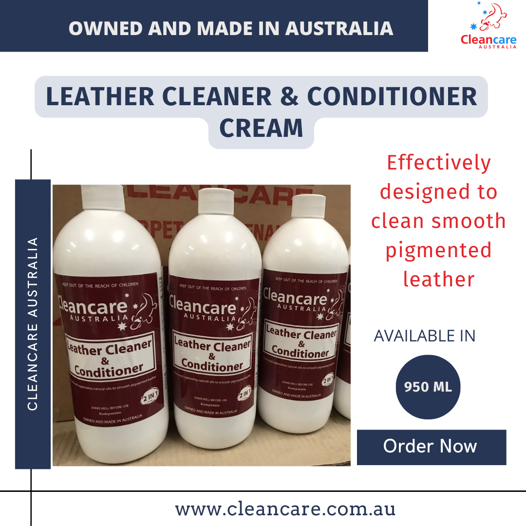 Leather cleaner and conditioner