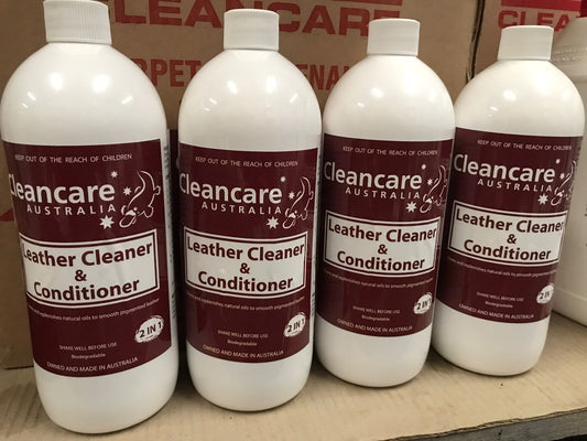 Leather cleaner and conditioner