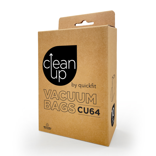 Clean Up by Quickfit CU 64 Replacement Vacuum Bags