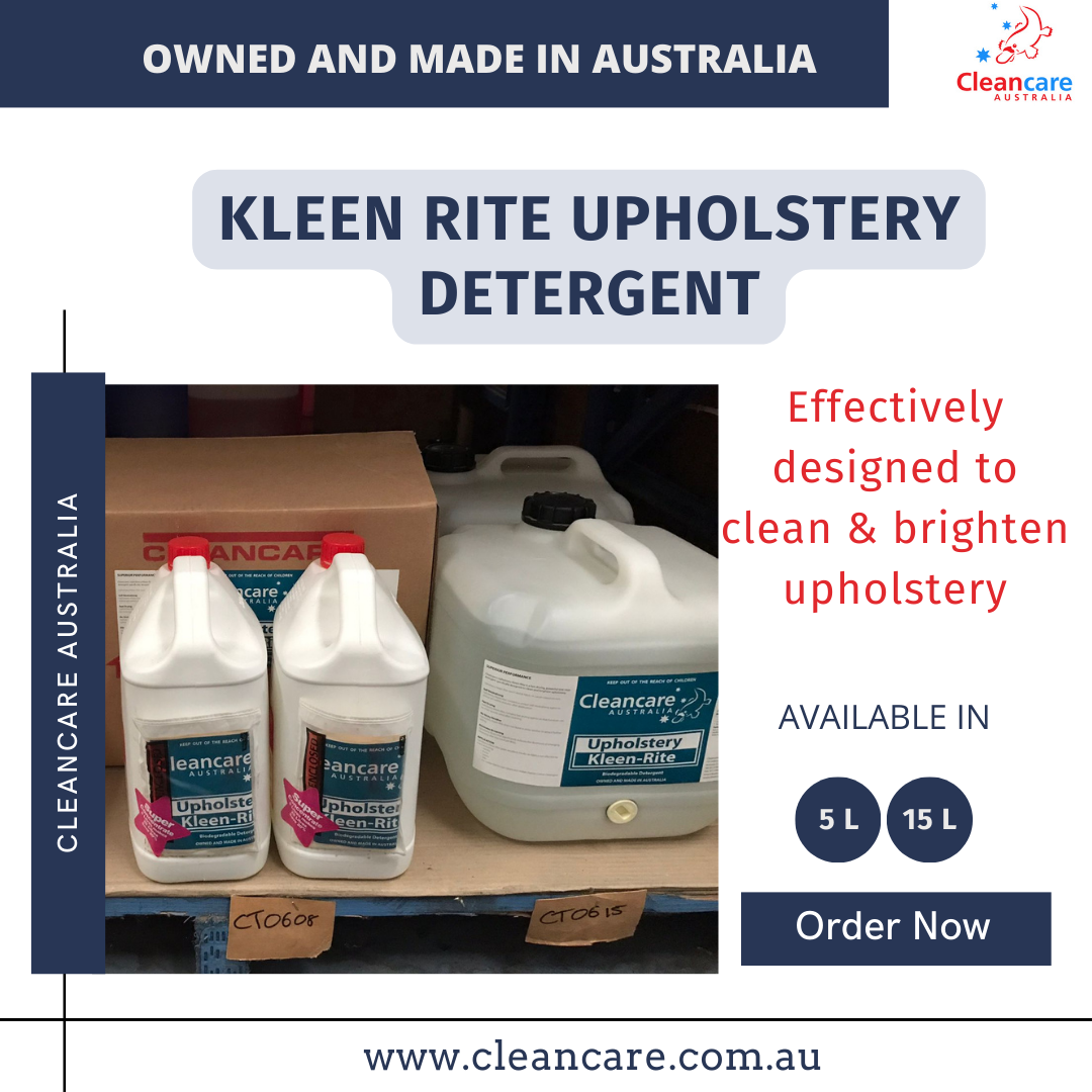 Cil Rite Deterget Kleen Rite Upholstery Detergent – Cleancare Australia